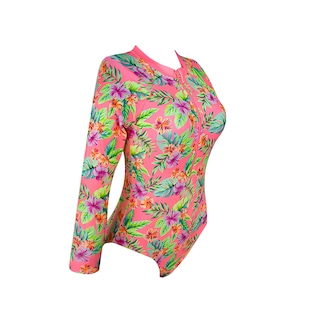 Foto 2 | Traje De Baño Completo Manga Larga Para Niña Marca Maui & Sons
