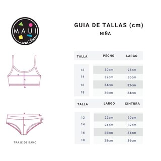 Foto 6 | Traje De Baño Bikini 2pzs Para Niña Marca Maui & Sons