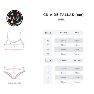 Foto 6 | Traje De Baño Bikini 2pzs Para Niña Marca Maui & Sons