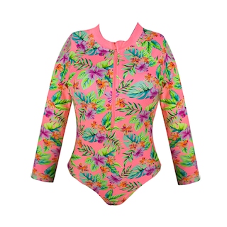 Foto 1 | Traje De Baño Completo Manga Larga Para Niña Marca Maui & Sons