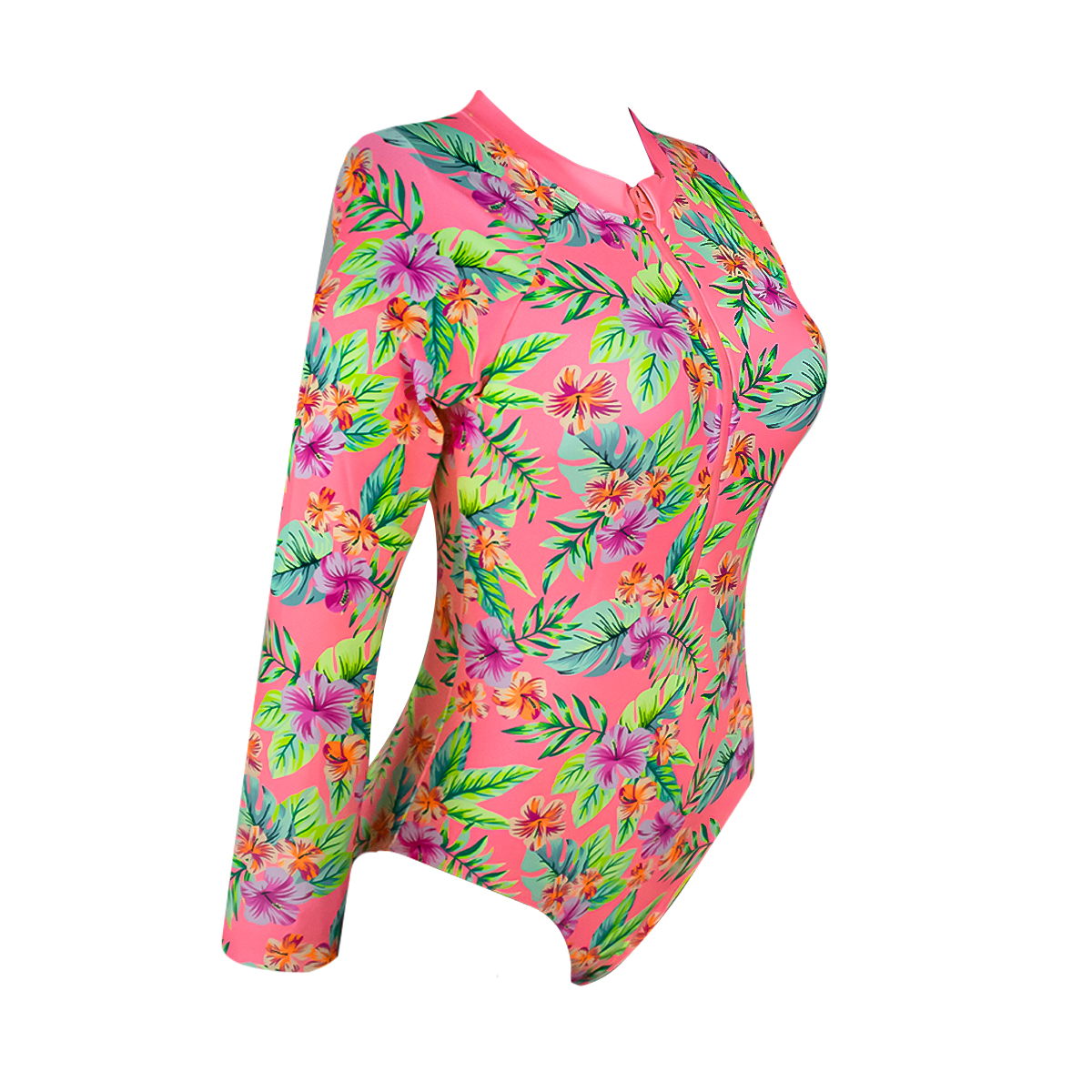 Foto 3 pulgar | Traje De Baño Completo Manga Larga Para Niña Marca Maui & Sons