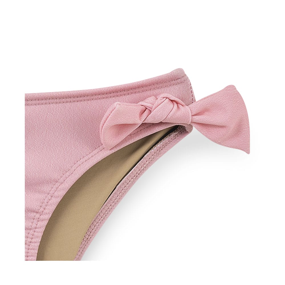 Foto 4 | Bikini Coqueta Para Niña De Poliéster Rosa Con Estampado De Caritas