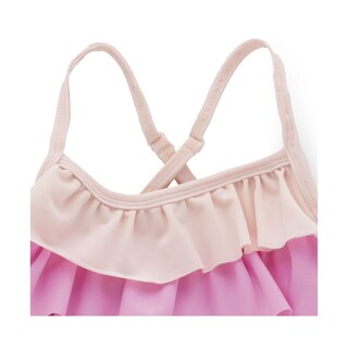 Foto 2 | Traje De Baño Coqueta Para Niña De Poliéster Multi Con Olanes