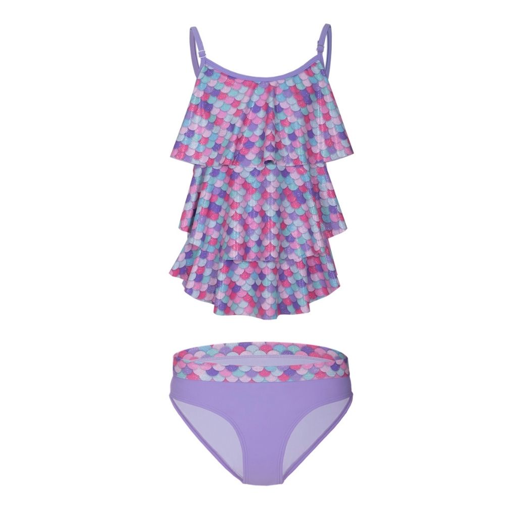 Foto 2 pulgar | Traje De Baño Tankini Funny Unicorn Talla 12