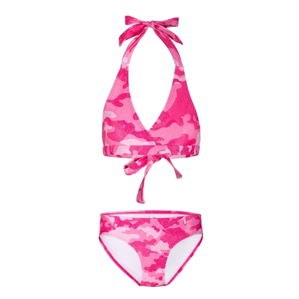 Traje De Baño Bikini Pink Camouflage Talla 06