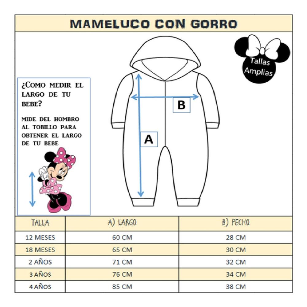 Foto 6 pulgar | Kit 2 Mamelucos Disney Minnie Y Marie color Rosa