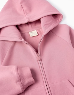 Foto 4 | Chaqueta + Camiseta + Pantalón Perchado Para Niña New York Rosa/blanco Zippy