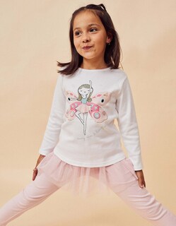 Foto 4 | Pijama ''bailarina'' Para Niña Zippy