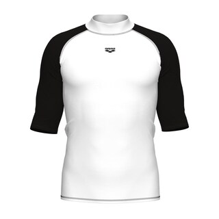 Foto 8 | Rash Vest Arena Graphic Manga Corta Para Hombre Blanco
