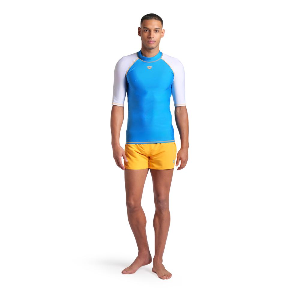 Foto 4 pulgar | Rash Vest Arena Graphic Manga Corta Para Hombre Azul