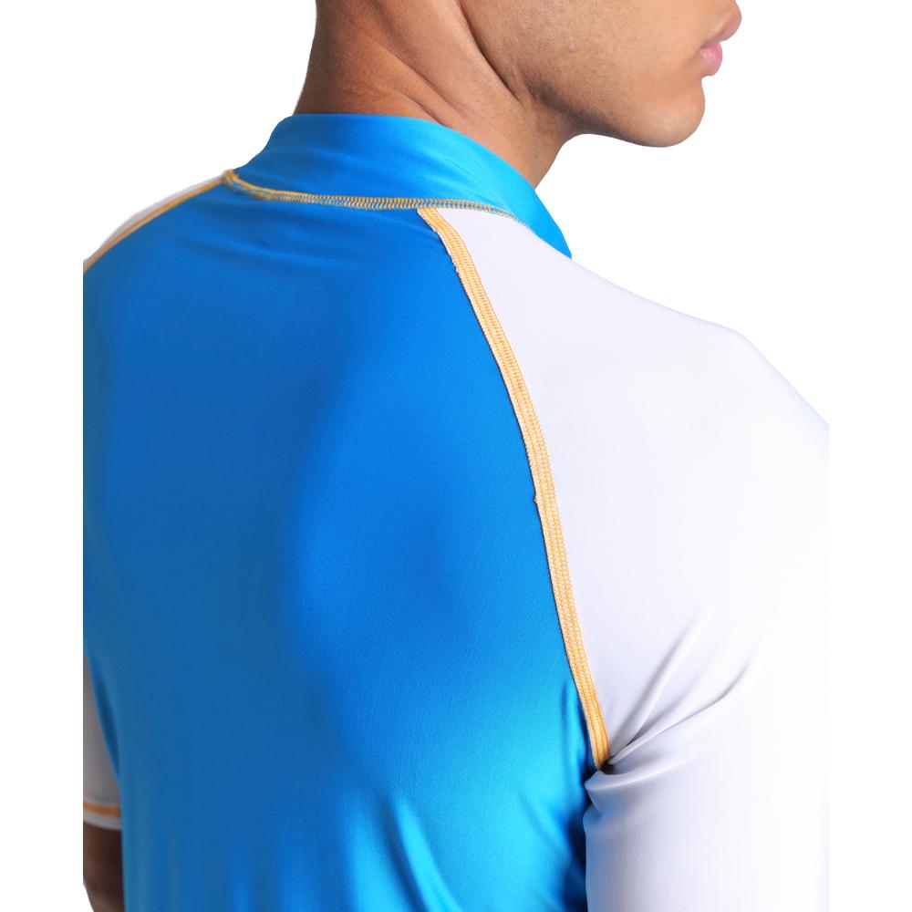 Foto 6 pulgar | Rash Vest Arena Graphic Manga Corta Para Hombre Azul