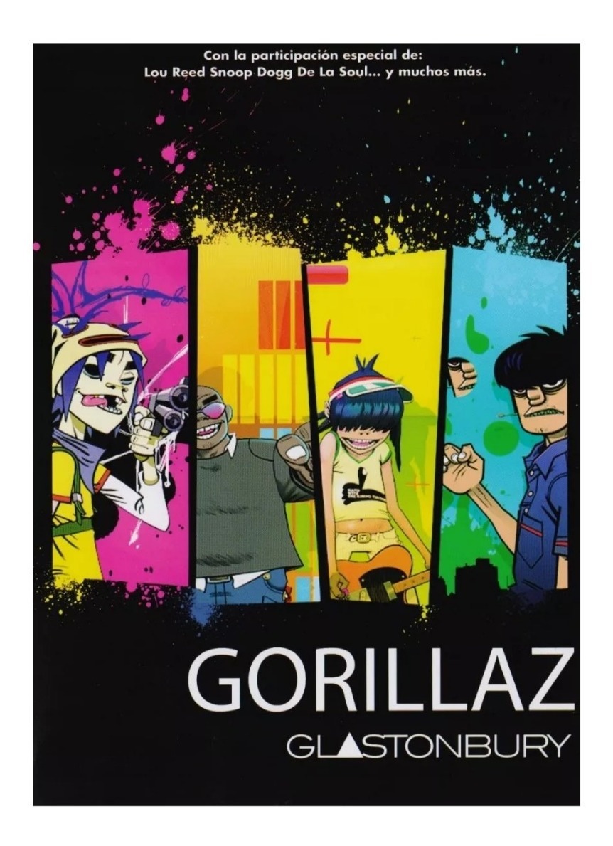 Foto 2 pulgar | Concierto 20th Century Fox DVD Gorillaz Live At Glastonbury