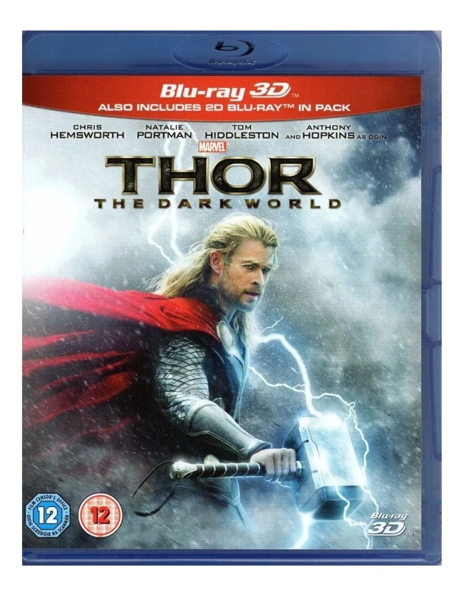 Foto 2 pulgar | Película Blu Ray 3d Thor 2 Un Mundo Oscuro Marvel Europea