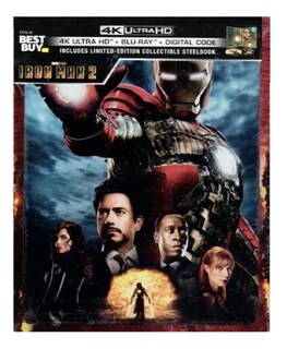 Foto 1 | Película 4k Ultra Hd Iron Man 2 Marvel Target Steelbook