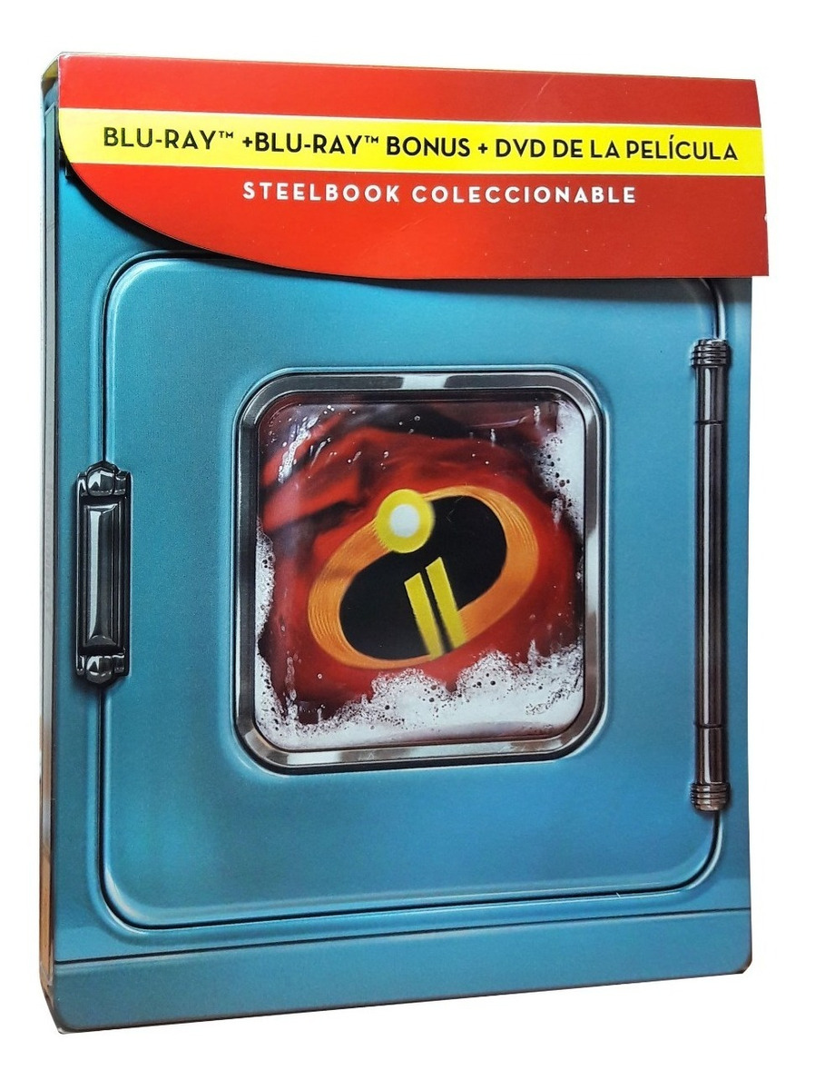 Blu Ray Los Increíbles 2 Steelbook Coleccionable