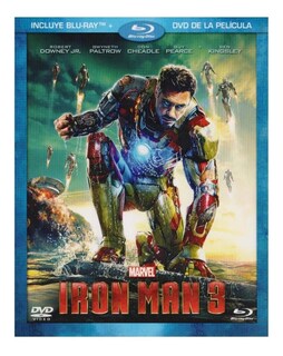Foto 1 | Película Blu-ray + DVD Iron Man 3