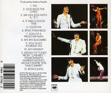 Foto 2 | Dvd Sony Liza With A Z: Un Concierto Para Televisión - Venta Internacional.