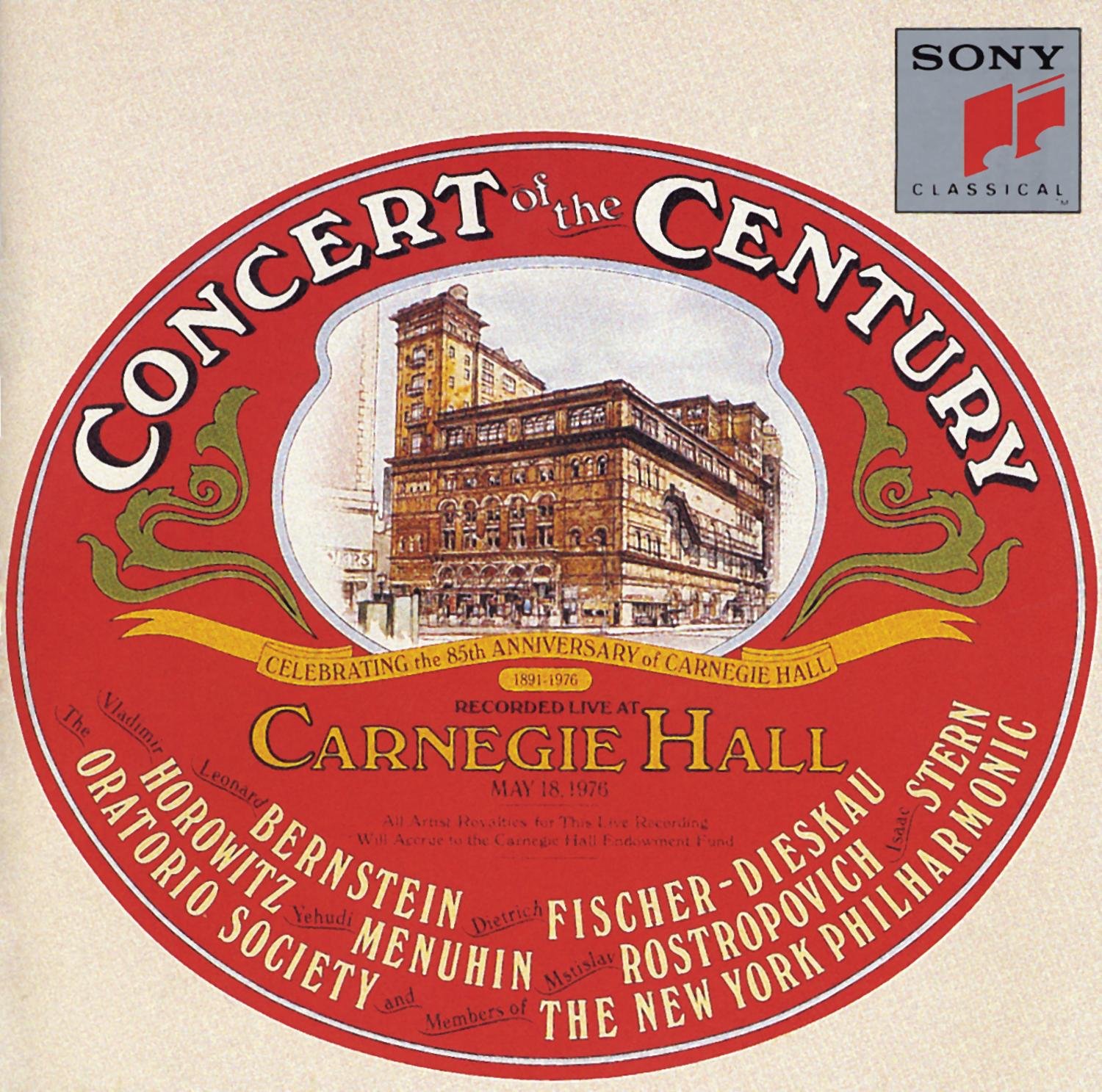 Concierto Sony Para Celebrar El 85 Aniversario Del Carnegie Hall - Venta Internacional.