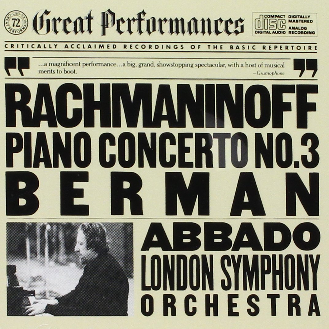 Foto 2 pulgar | Cd Sony Rachmaninoff: Concierto Para Piano Núm. 3 (cbs Great Perfor) - Venta Internacional.