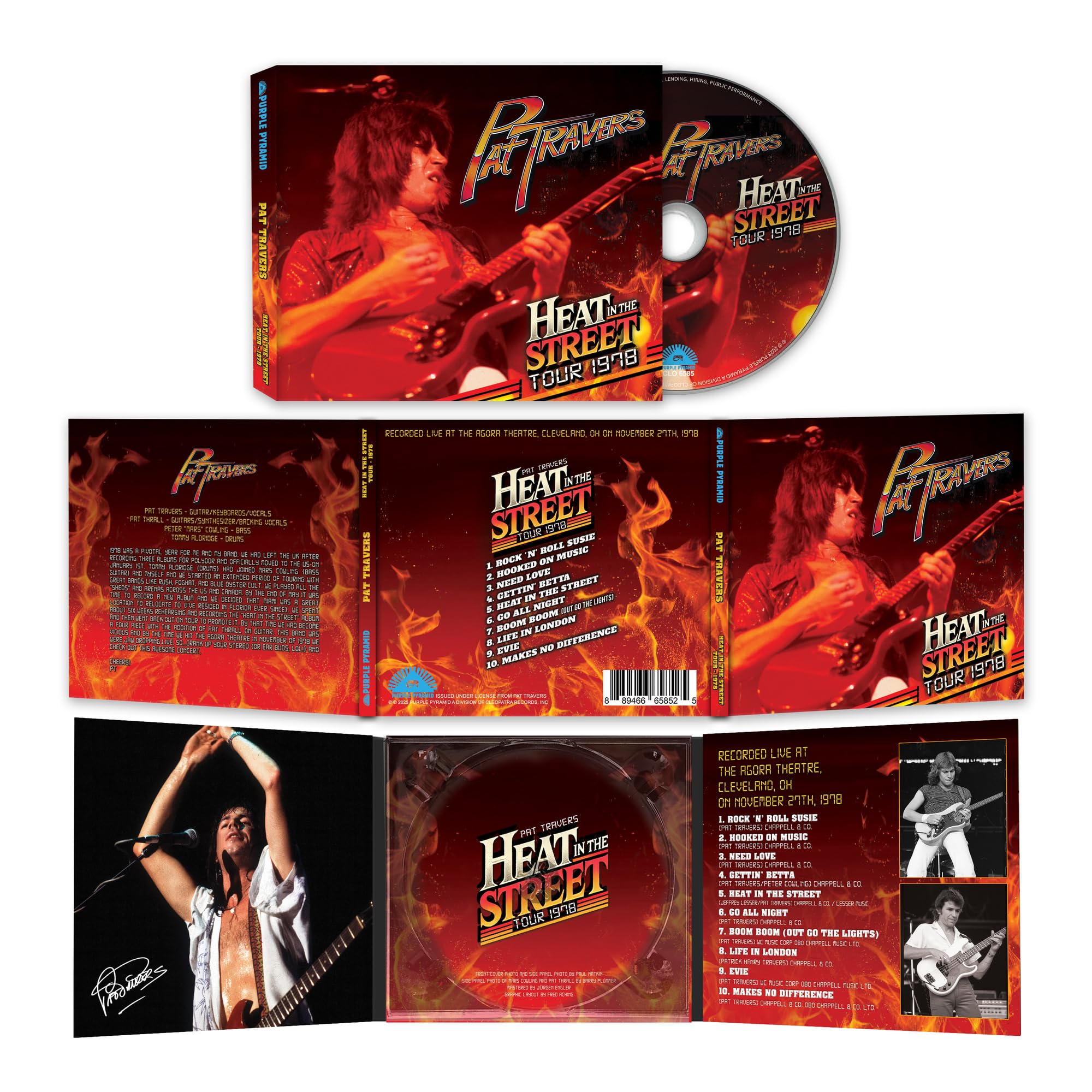 Foto 2 pulgar | Tour Heat In The Street 1978 - The Orchard - Venta Internacional.