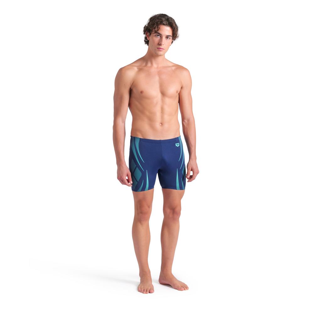 Foto 4 pulgar | Mid Jammer Arena Poseidonia Para Hombre Azul Marino