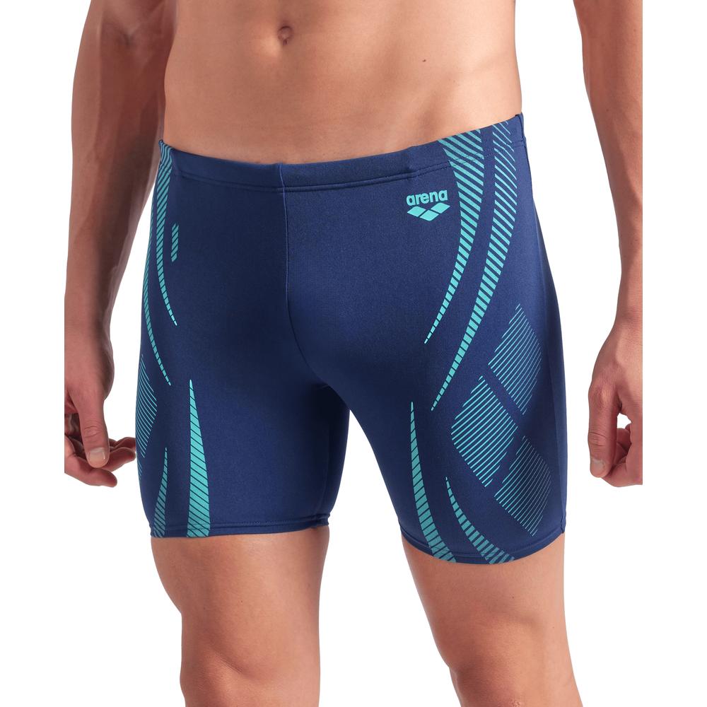 Foto 5 pulgar | Mid Jammer Arena Poseidonia Para Hombre Azul Marino