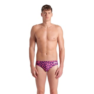 Foto 1 | Traje De Baño Arena Leopard Skin Brief Para Hombre Rosa