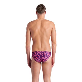 Foto 2 | Traje De Baño Arena Leopard Skin Brief Para Hombre Rosa