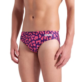 Foto 4 | Traje De Baño Arena Leopard Skin Brief Para Hombre Rosa