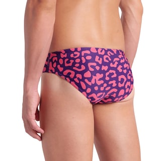 Foto 5 | Traje De Baño Arena Leopard Skin Brief Para Hombre Rosa