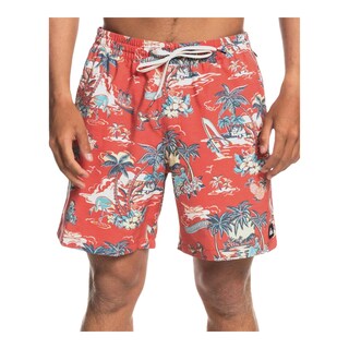 Foto 2 | Traje de Baño Quiksilver Rojo para Hombre