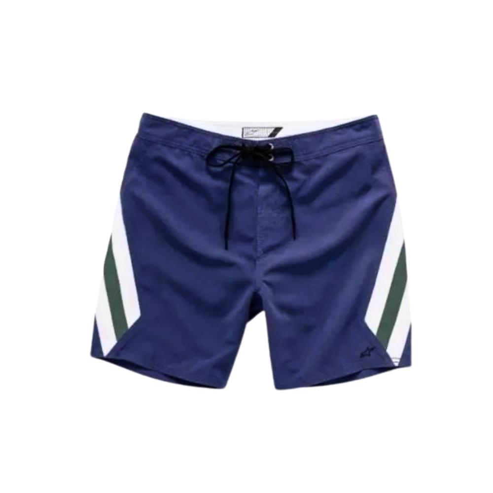 Foto 2 pulgar | Short Alpine Paddock Solid Azul Hombre Casual Azul