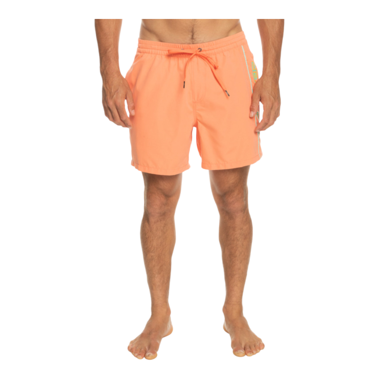 Foto 4 pulgar | Traje de Baño Quiksilver Naranja para Hombre