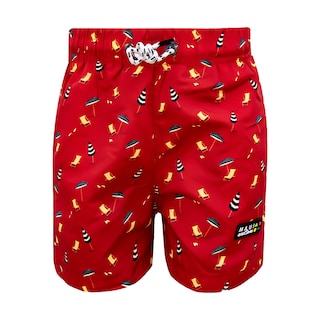 Foto 1 | Traje de Baño Maui and Sons Rojo para Caballero
