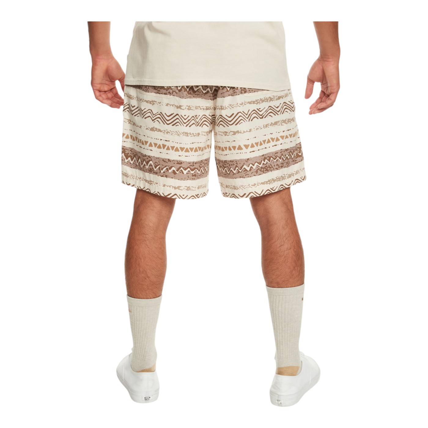 Foto 4 pulgar | Short Quiksilver Taxer Print Para Hombre Color Cafe Modelo Eqyws03855wdw6