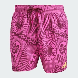 Foto 3 | Farm Swimshort Adidas Rosa Hombre
