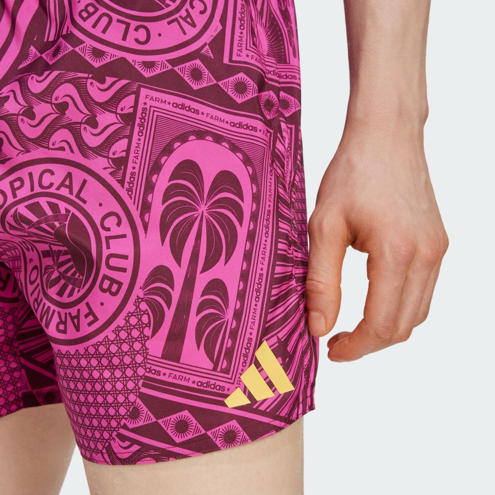 Foto 7 pulgar | Farm Swimshort Adidas Rosa Hombre