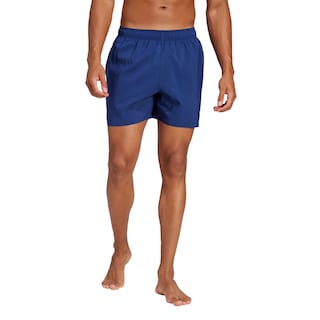 Foto 2 | Shorts De Natación Cortos Solid Clx Adidas Azul Hombre