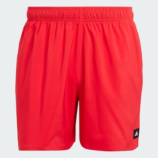 Foto 3 | Shorts De Natación Cortos Solid Clx Adidas Rojo Hombre