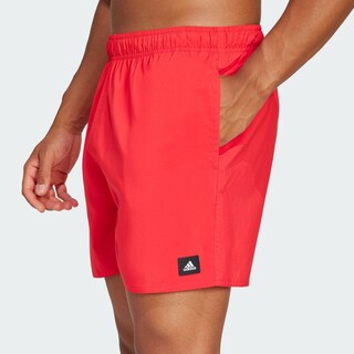 Foto 6 | Shorts De Natación Cortos Solid Clx Adidas Rojo Hombre