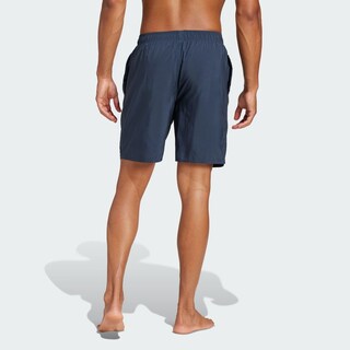 Foto 4 | Shorts De Natación Clx Largo Clásico Solid Adidas Azul Hombre