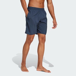 Foto 5 | Shorts De Natación Clx Largo Clásico Solid Adidas Azul Hombre