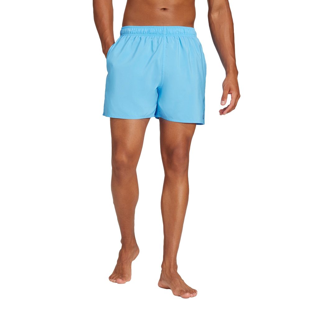 Foto 3 pulgar | Shorts De Natación Cortos Solid Clx Adidas Verde Hombre