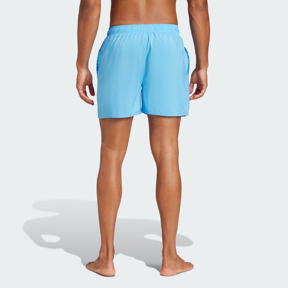 Foto 5 pulgar | Shorts De Natación Cortos Solid Clx Adidas Verde Hombre
