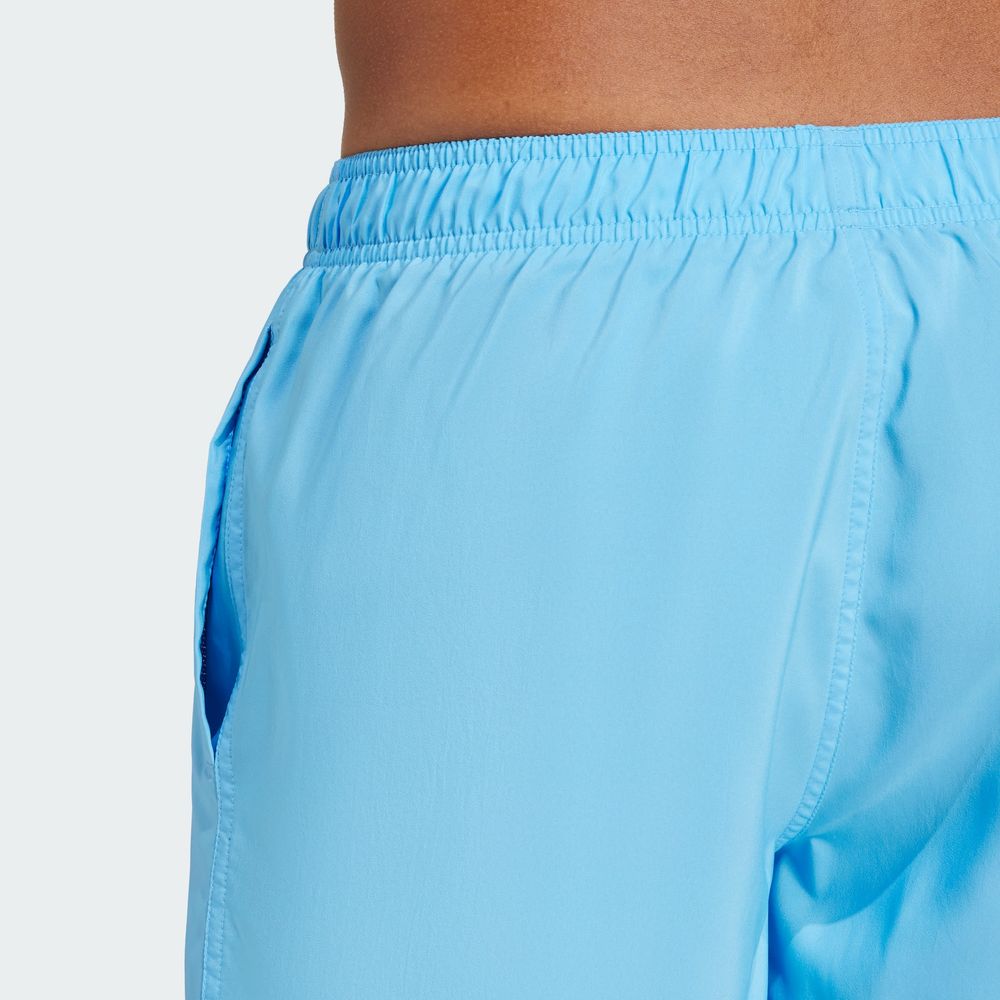 Foto 8 pulgar | Shorts De Natación Cortos Solid Clx Adidas Verde Hombre