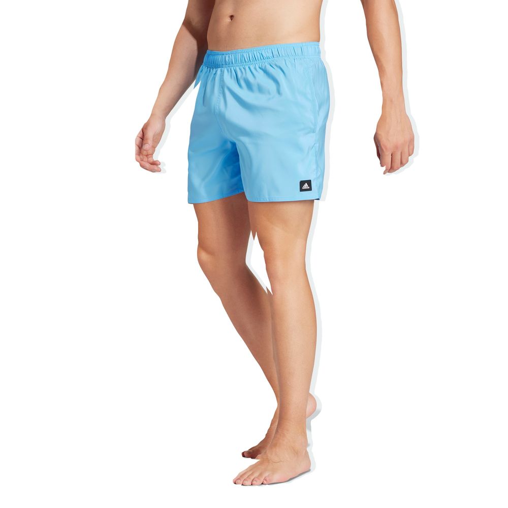 Foto 3 pulgar | Shorts De Natación Clx Largo Clásico Solid Adidas Azul Hombre