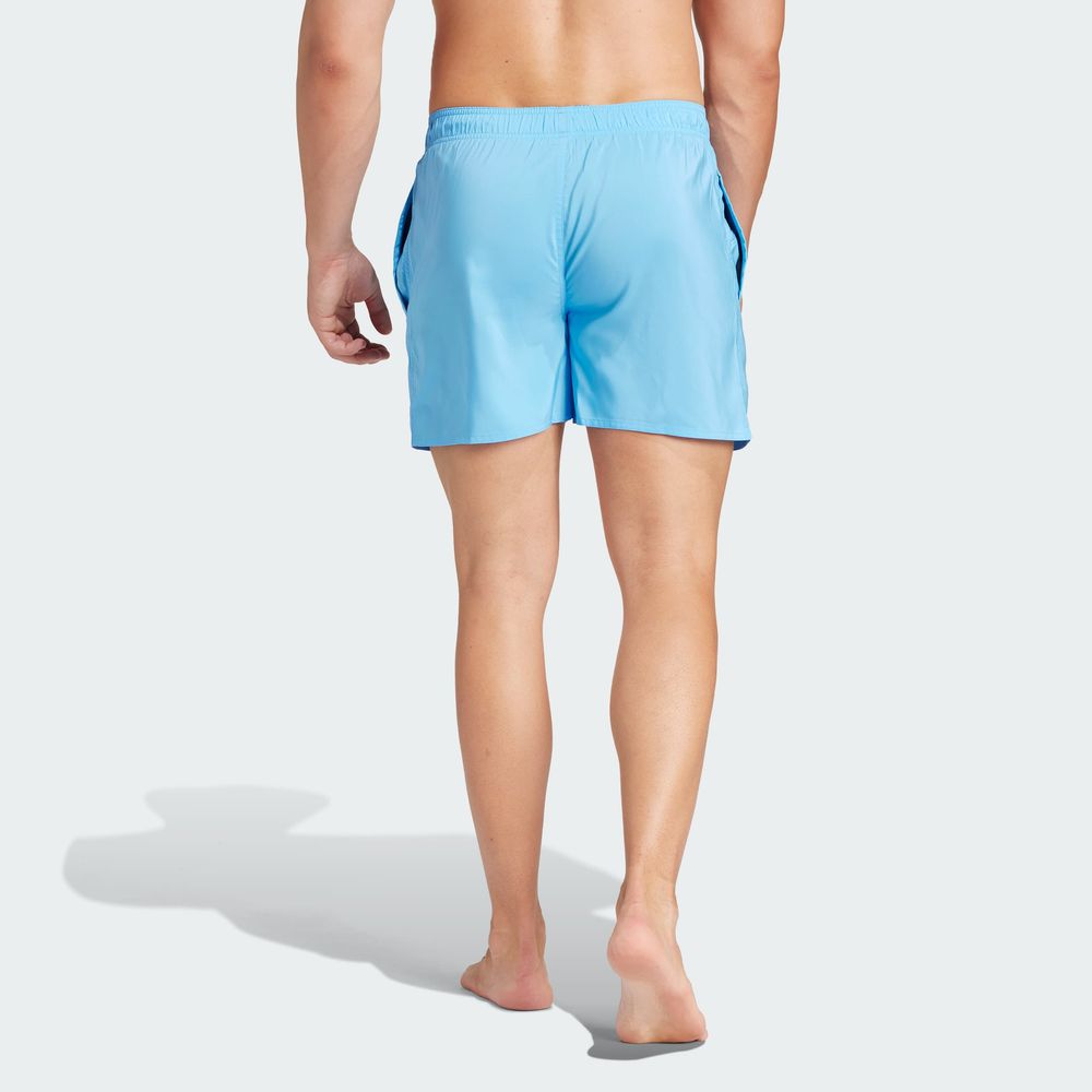 Foto 6 pulgar | Shorts De Natación Clx Largo Clásico Solid Adidas Azul Hombre
