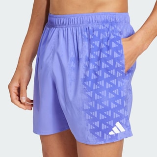 Foto 6 | Shorts De Natación Water Reactive Graphic 5-inch Adidas Azul Hombre
