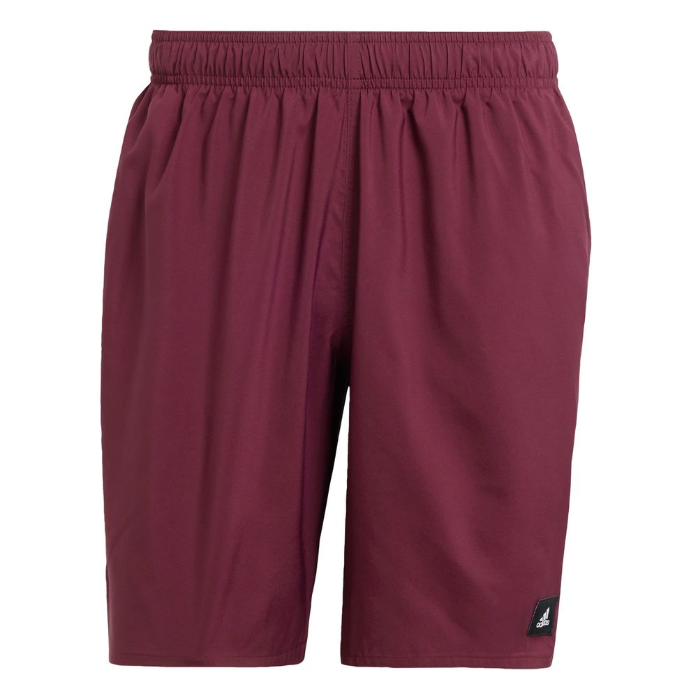 Shorts De Natación Clx Largo Clásico Solid Adidas Granate Hombre