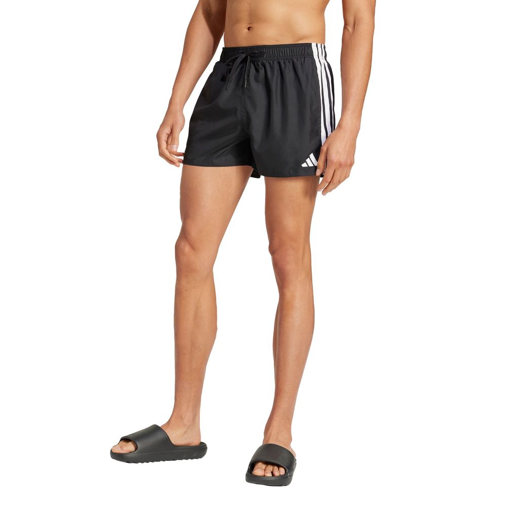 Foto 3 pulgar | Shorts De Natación 3 Franjas 3 Pulgadas Adidas Negro Hombre